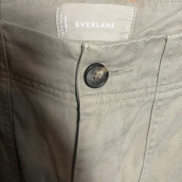 Everlane The Utility Pant In Buttersoft Sage Green Barrel Leg Pants Size 4 - Picture 4 of 7